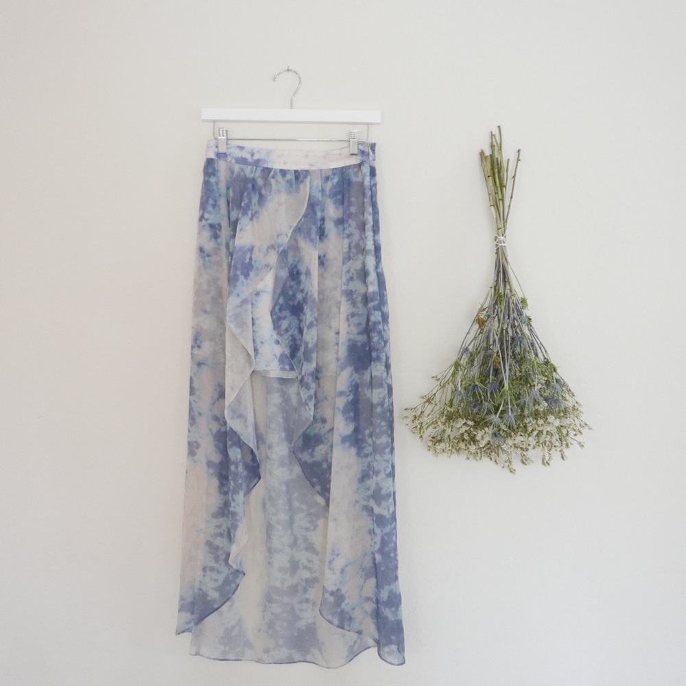 Blue Dreamz High Low Skirt